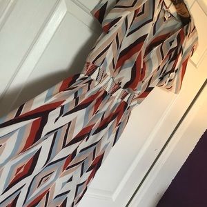 Multi colored maxi dress